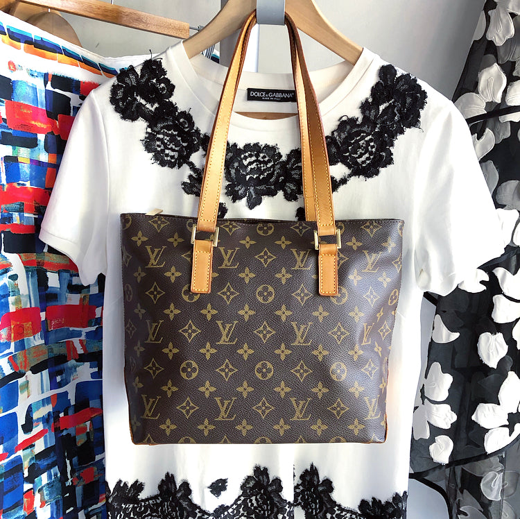 Louis Vuitton Cabas Piano Monogram Small Tote Bag
