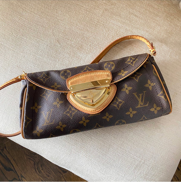 Louis Vuitton Monogram Canvas Small Beverly Clutch Pochette Bag – I MISS  YOU VINTAGE