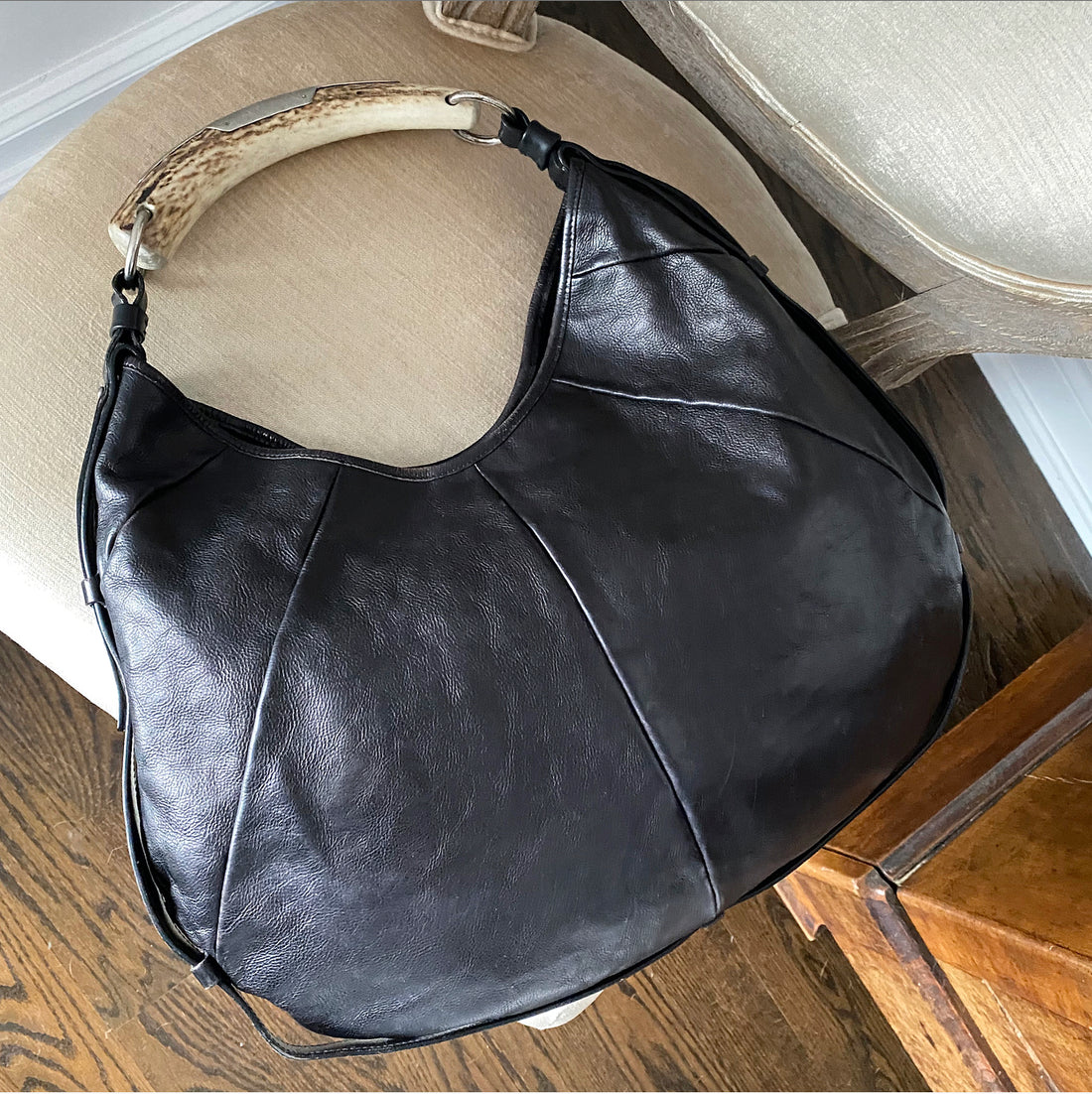 YSL Yves Saint Laurent Large Mombasa Hobo Bag