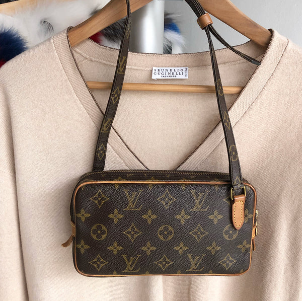 Louis Vuitton Marly Bandouliere Monogram Crossbody Bag – I MISS YOU VINTAGE