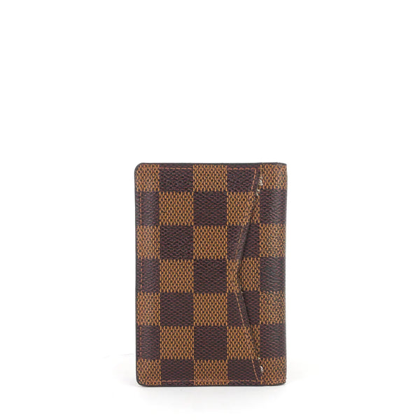 Louis Vuitton x Nigo Pocket Organizer Damier Ebene Giant Brown in Coated  Canvas - US