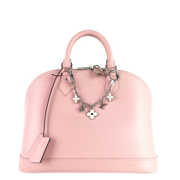 Louis Vuitton Pink Epi and Silver Metal Limey Bag Charm