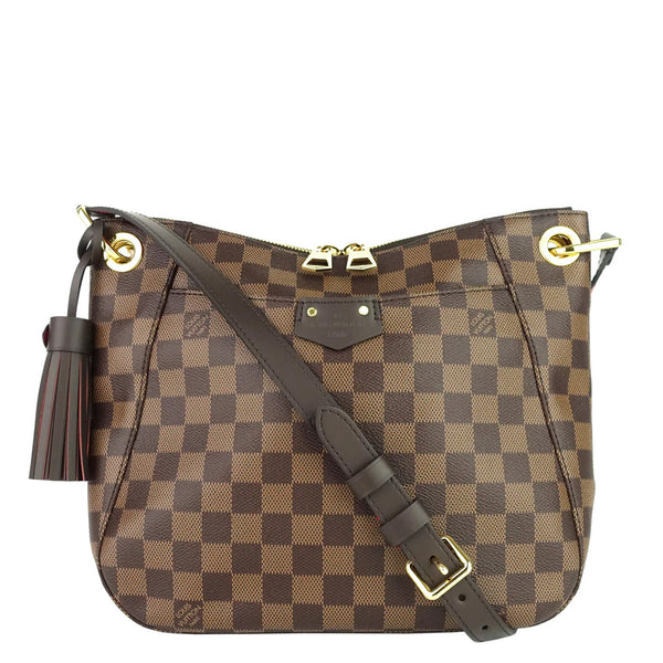 Authenticated Used Louis Vuitton South Bank Women's Shoulder Bag N42230  Damier Ebene (Brown) 