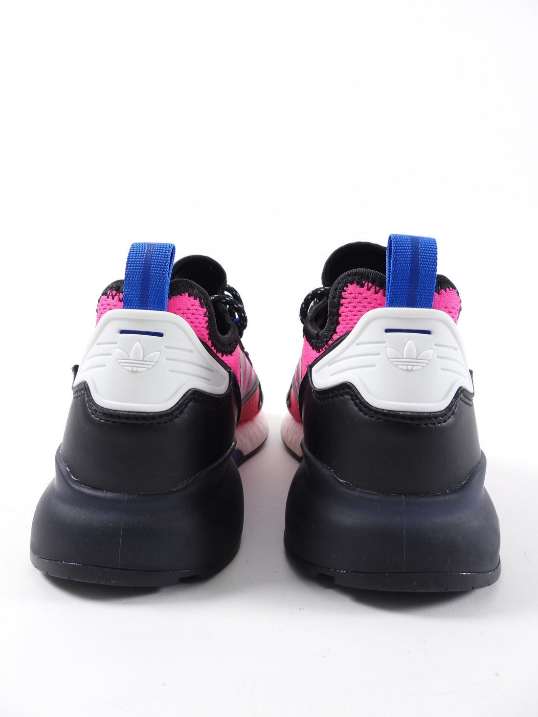 Adidas Neon Pink, Navy, Black Sneakers - USA 7.5