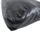 Balenciaga Chevre Charcoal Ink Grey Day Bag