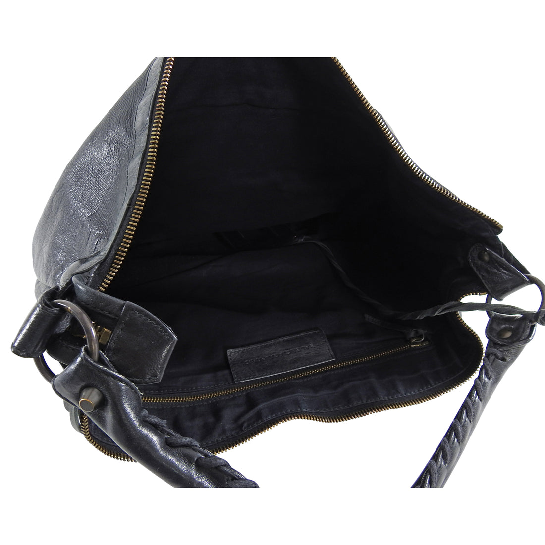 Balenciaga Chevre Charcoal Ink Grey Day Bag