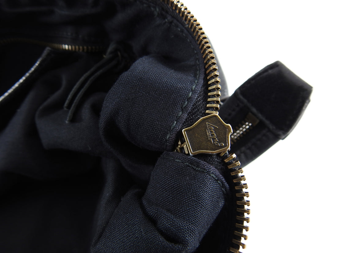 Balenciaga Chevre Charcoal Ink Grey Day Bag