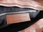 Balenciaga Chocolate Brown City Bag Silver Hardware