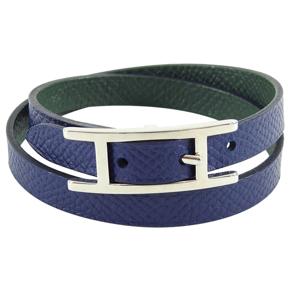 Hermès - Behapi Double Tour So Blue Bracelet