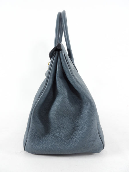 Hermès Bleu Orage Clémence Birkin 35 PHW, myGemma, SG