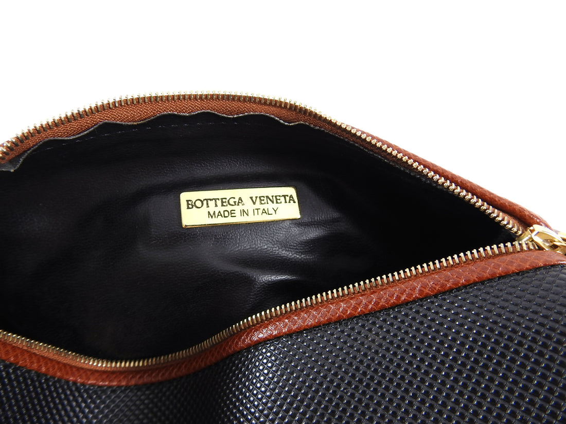 Bottega Veneta Vintage Marco Polo Travel Cosmetic Toiletry Pouch