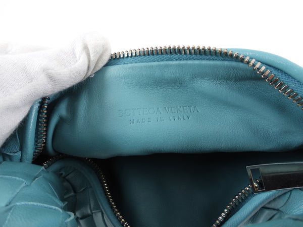 Bottega Veneta Mini Jodie Intrecciato Leather Bag 白色