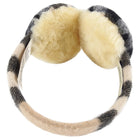 Burberry Nova Check Cashmere and Shearling Ear Muffs