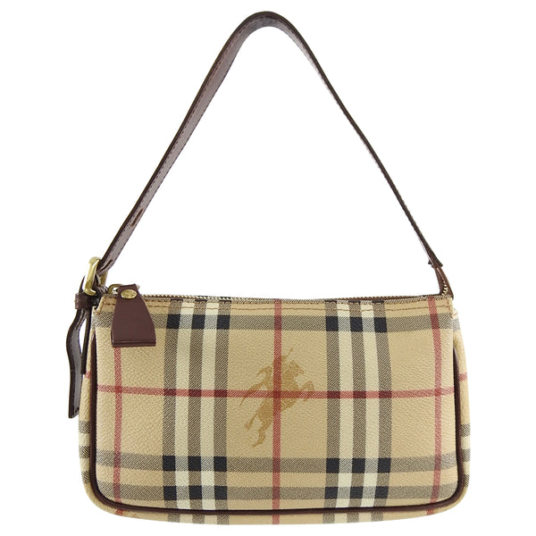 Burberry Nova Check Plaid Small Pochette Bag