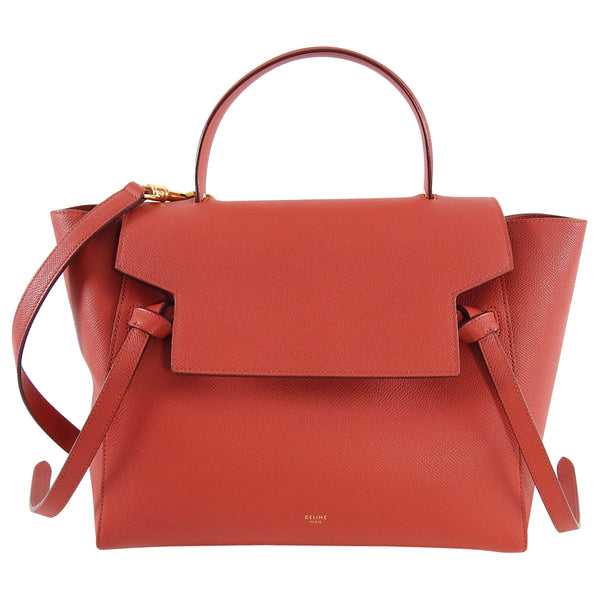 Celine nano belt bag clearance red