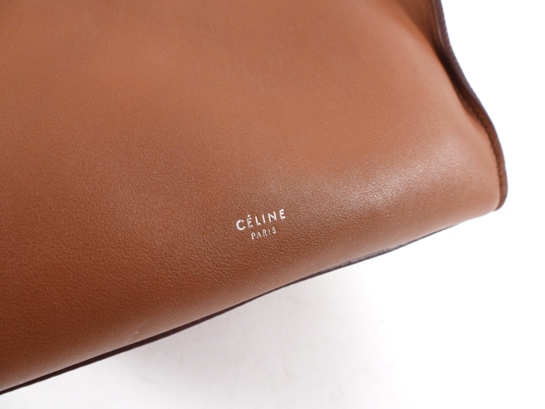 Celine Cognac Brown Small Big Bag Two-Way Bag
