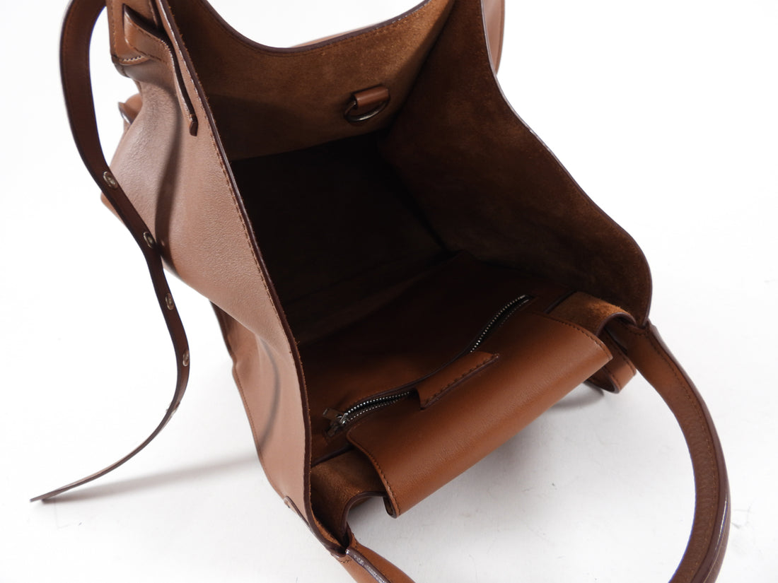 Celine Cognac Brown Small Big Bag Two-Way Bag