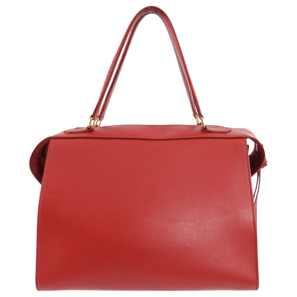 Ring leather handbag Celine Burgundy in Leather - 27682698