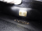 Chanel 22S Black Caviar Gold Logo Chain Belt Bag