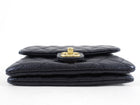 Chanel 22S Black Caviar Gold Logo Chain Belt Bag