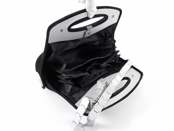 Chanel Black Suede 2005 Millenium Hip Butt Bag