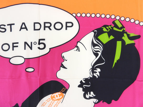 激レア!! CHANEL Just a Drop of No.5 シルクスカーフ Chanel Limited Edition Just a Drop of No. 5 Silk Scarf – I MISS