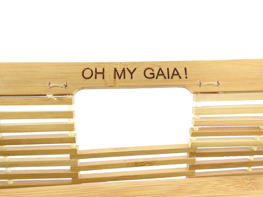 Cult Gaia Large Ark Bag Natural Bamboo