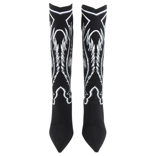 Christian Dior Spirit Western Stretch Sock Boots - 36 – I MISS YOU