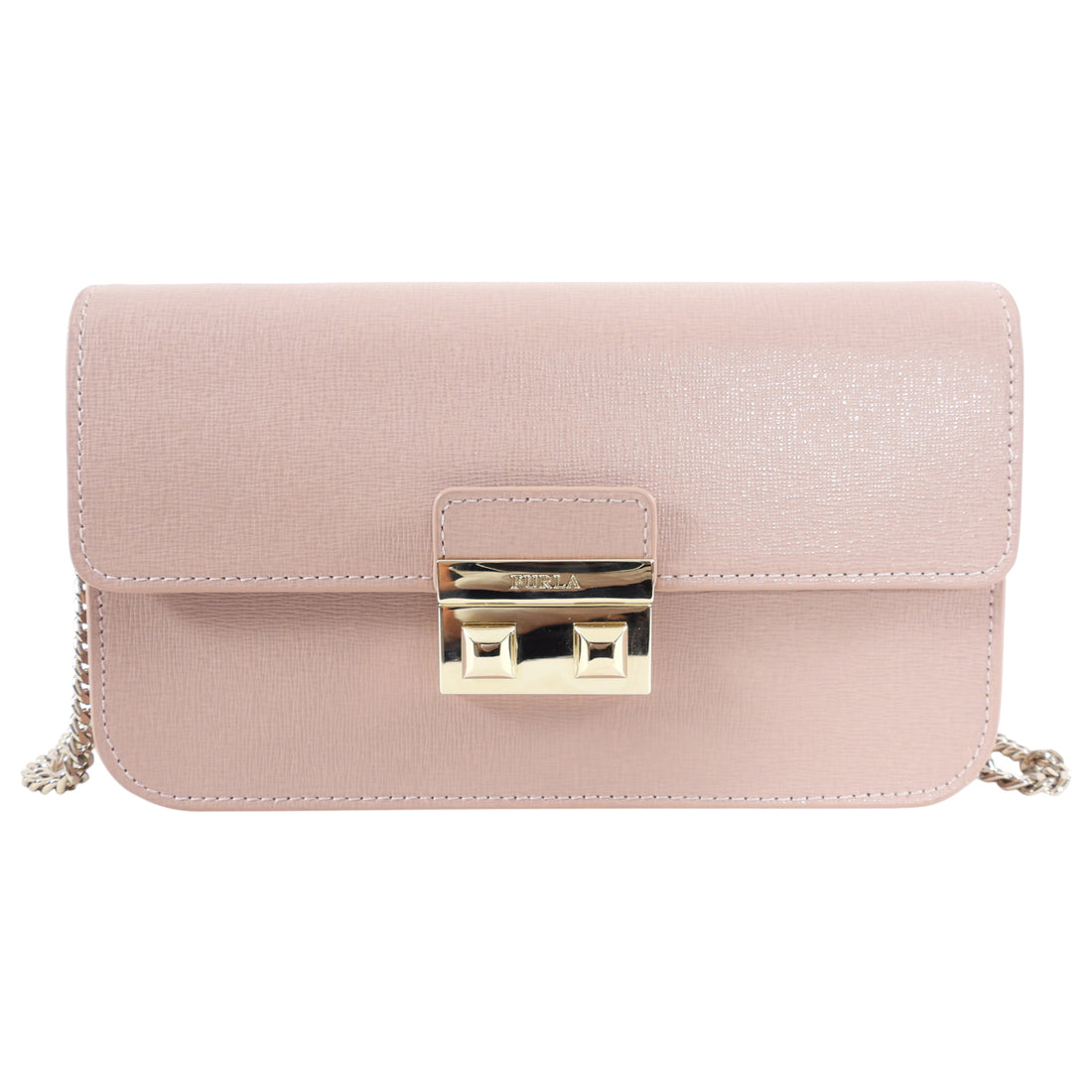 Furla Pale Quartz Pink Small Crossbody Bag