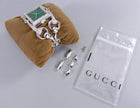 Gucci Ladies White Gold Diamond Malachite Signoria Wrist watch