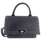 Givenchy Black Shark Tooth Mini Stud Shoulder Bag
