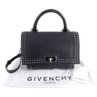 Givenchy Black Shark Tooth Mini Stud Shoulder Bag