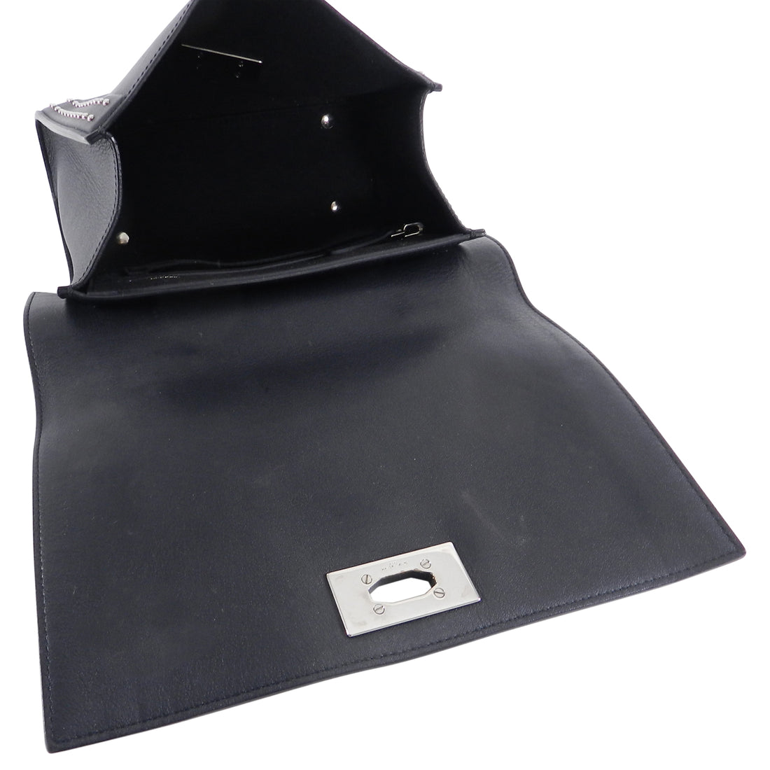 Givenchy Black Shark Tooth Mini Stud Shoulder Bag