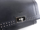 Givenchy Black Shark Tooth Mini Stud Shoulder Bag