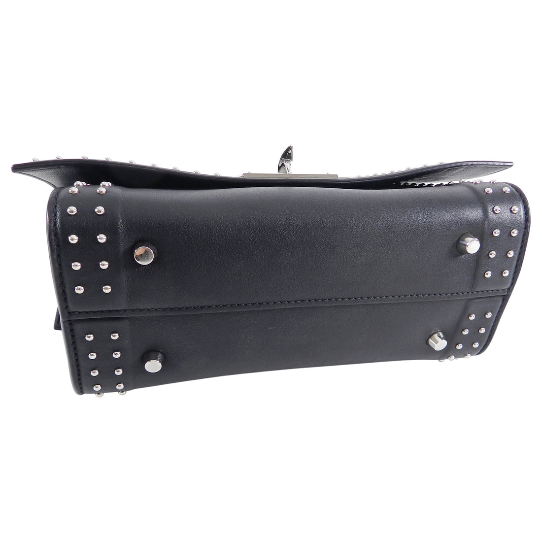 Givenchy Black Shark Tooth Mini Stud Shoulder Bag