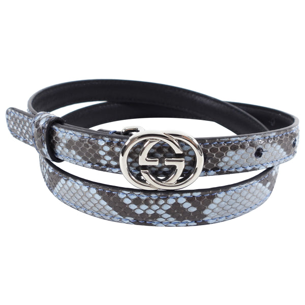 Snakeskin gucci cheap belt