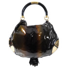 Gucci Patent Leather Ombre Indy Hobo Bag
