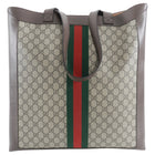 Gucci Ophidia Brown Monogram Soft GG Supreme Large Tote Bag