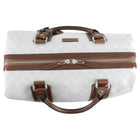 Gucci White Monogram Doctor Travel Overnight Luggage Bag