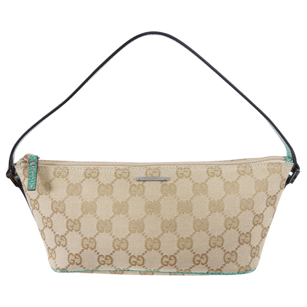 Green Gucci Boat Pochette Bag 