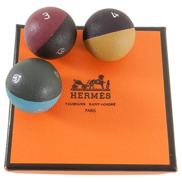 置物 HERMES DICE Hermes Triple Globe Dice Gaming Set – I MISS YOU VINTAGE