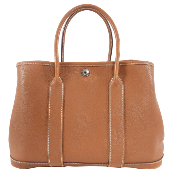 Hermès Negonda Garden Party 30 - Brown Handle Bags, Handbags