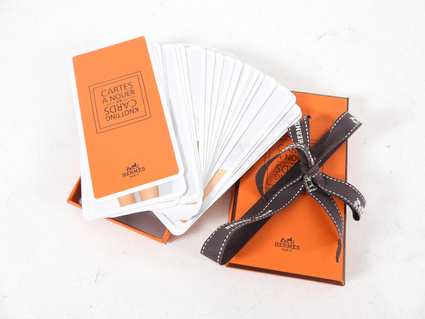 Hermes KNOTTING CARDS Gift boxed with Ribbon