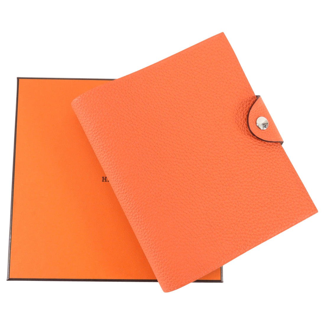 Hermes a Human Odyssey 2021 Orange Togo Ulysse PM Notebook