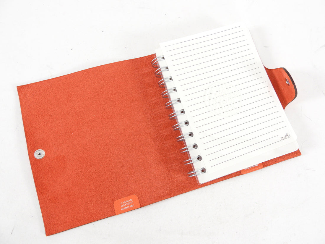 Hermes a Human Odyssey 2021 Orange Togo Ulysse PM Notebook