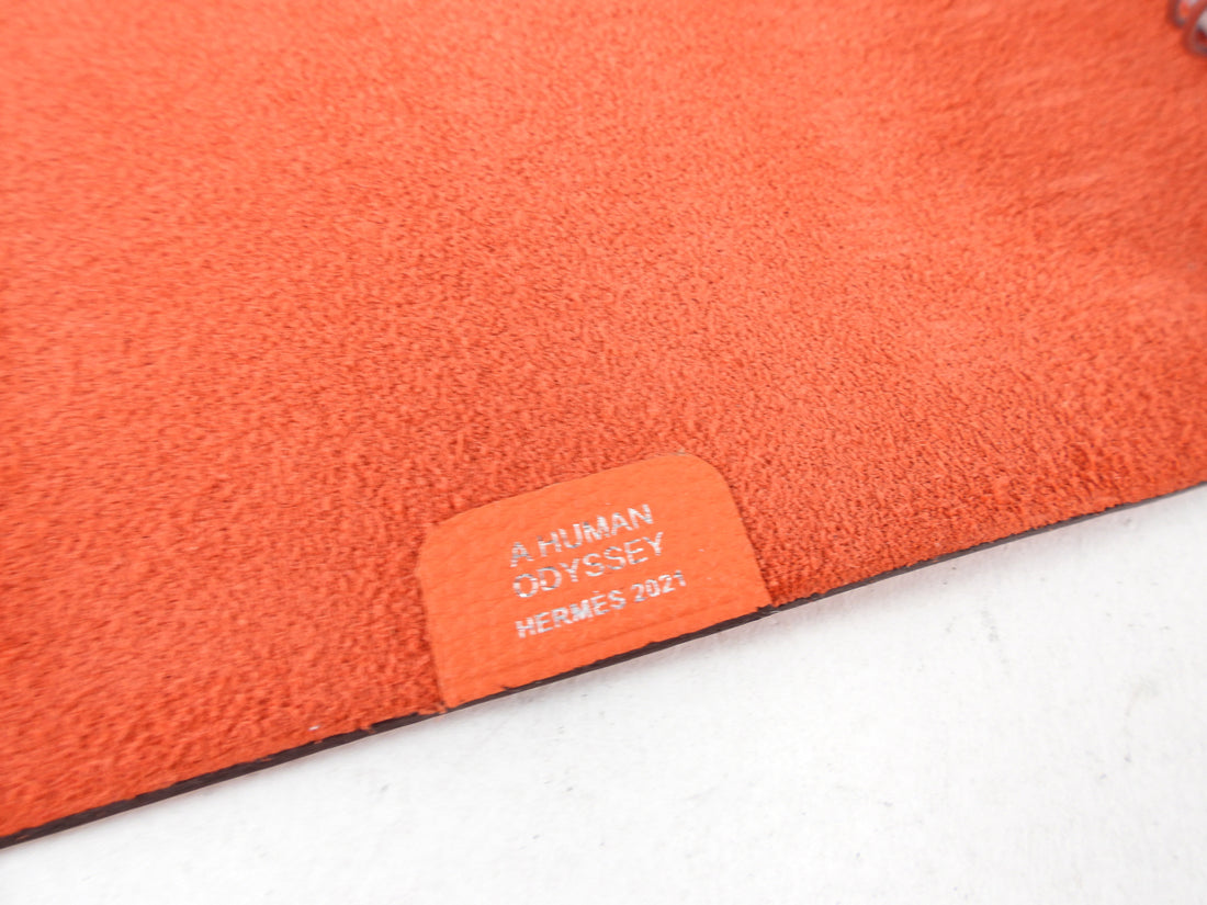 Hermes a Human Odyssey 2021 Orange Togo Ulysse PM Notebook