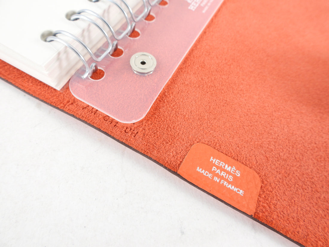 Hermes a Human Odyssey 2021 Orange Togo Ulysse PM Notebook