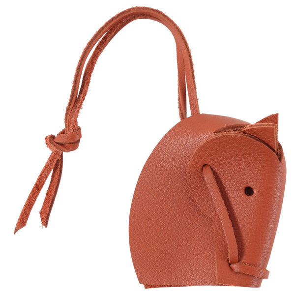 Hermes Brique Origami Swift Leather Horse Head Bag Charm New!