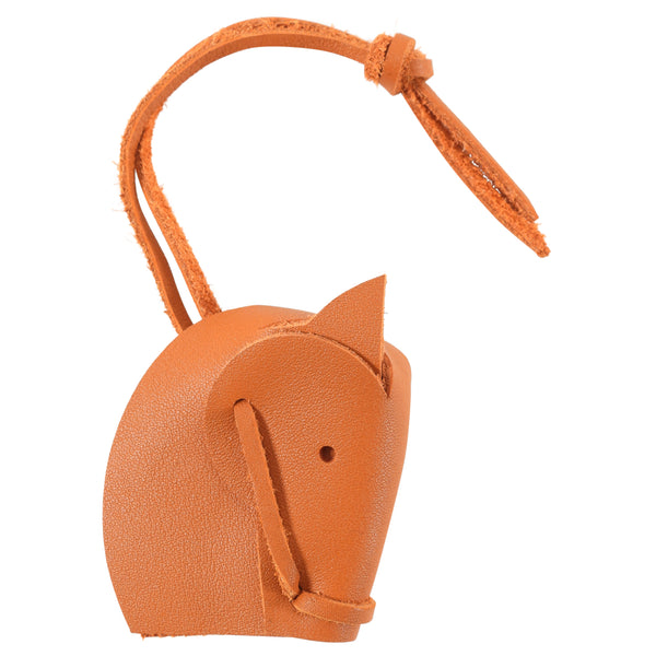 Hermes Brique Origami Swift Leather Horse Head Bag Charm New!