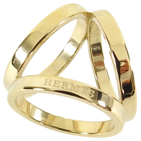 Hermès Scarf Ring Trio Gold Plated